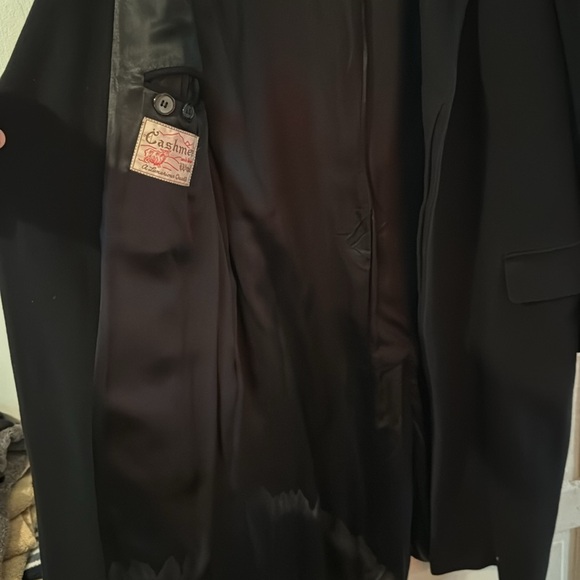 Ted Lapidus Paris, Vintage cashmere wool long coat, made in France incredible!! - Picture 6 of 7